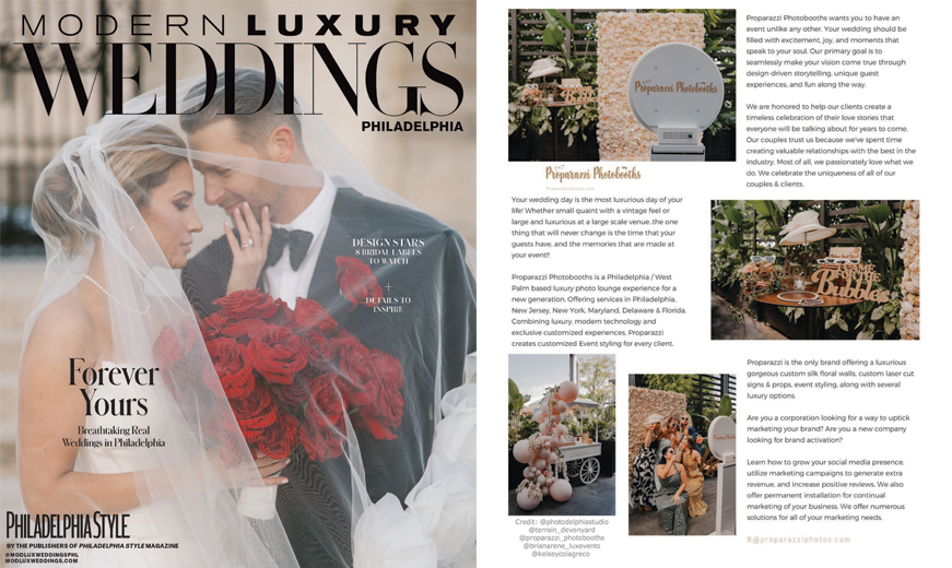 Modern Luxury Magazine Wedding Edition